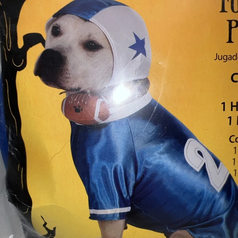 Halloween Pet Dog‎ Football Player Cute Funny Fancy Dress Up Costume